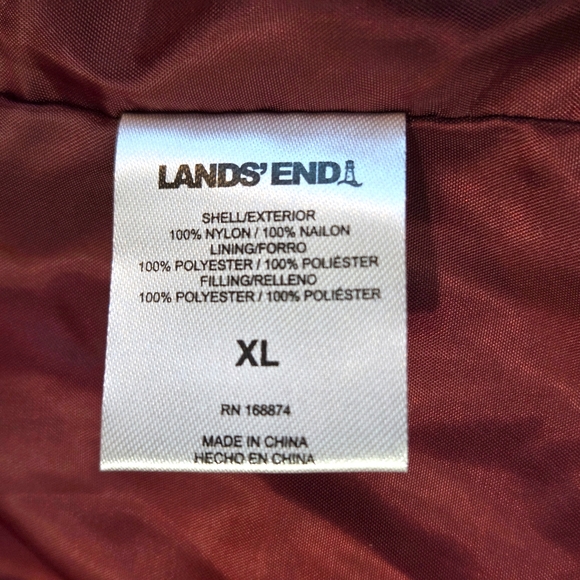 Lands' End Ladies' 3-in-1 Systems Jacket Burgundy Size XL NWT - Picture 13 of 15